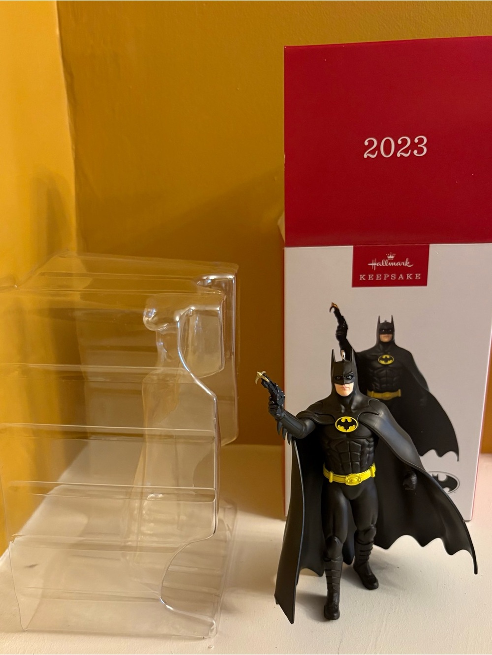 Hallmark 2023 1989 Batman Michael Keaton DC Comics Keepsake Ornament Warner